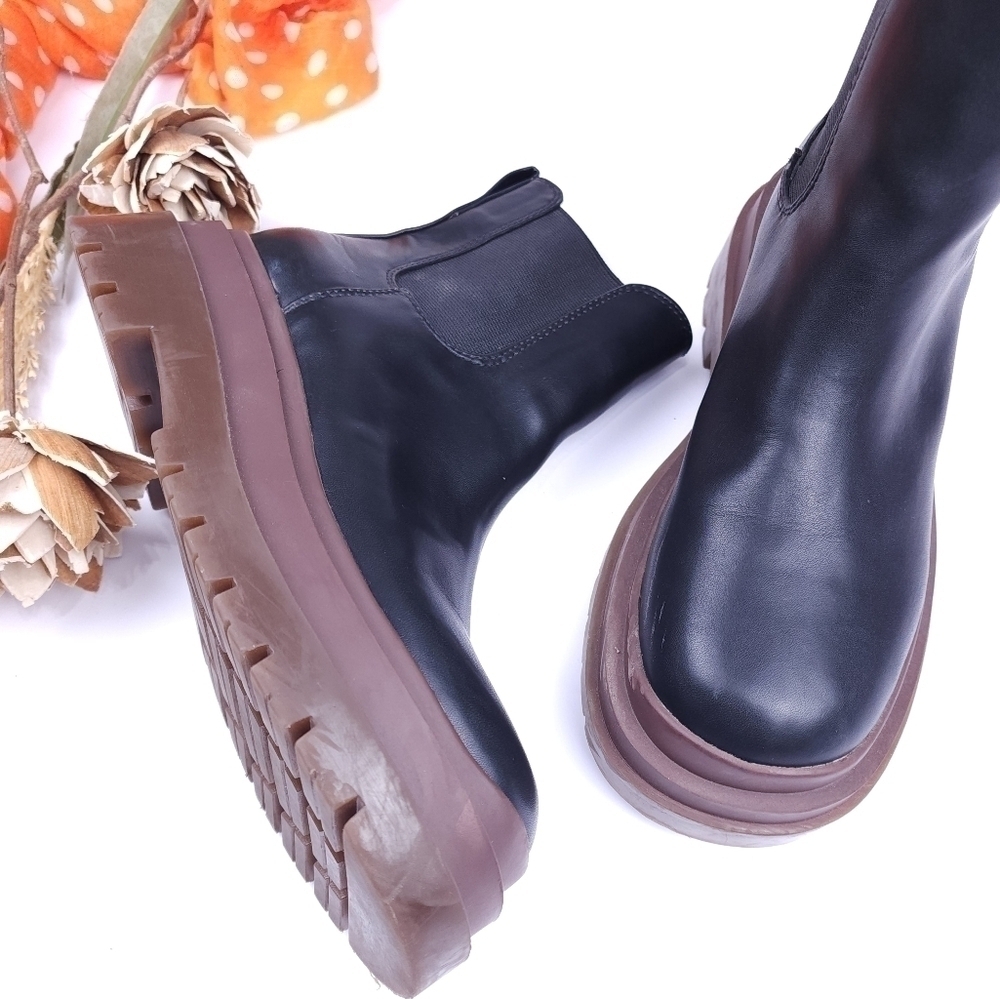 Urban Outfitters Black Women's Boots Sz 8m - Picture 6 of 12